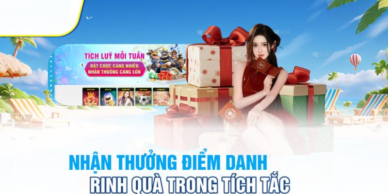 Tham gia điểm danh rinh quà trong tích tắc